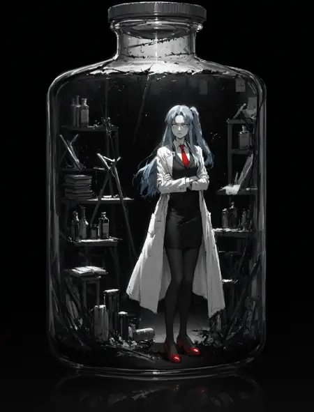 [PDXL / Illustrious] Person in jar | Inside glass | Inside bottle || Concept