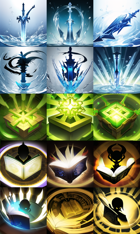 2D Game Icon Skill Equipment v1.0