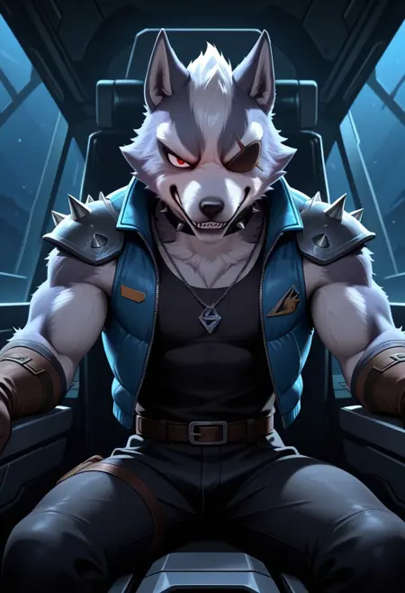 Wolf O'Donnell (Star Fox) [Pony & Illustrious]