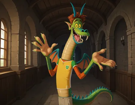 dragon Johnny - Hotel Transylvania 4 ( Illustrious )