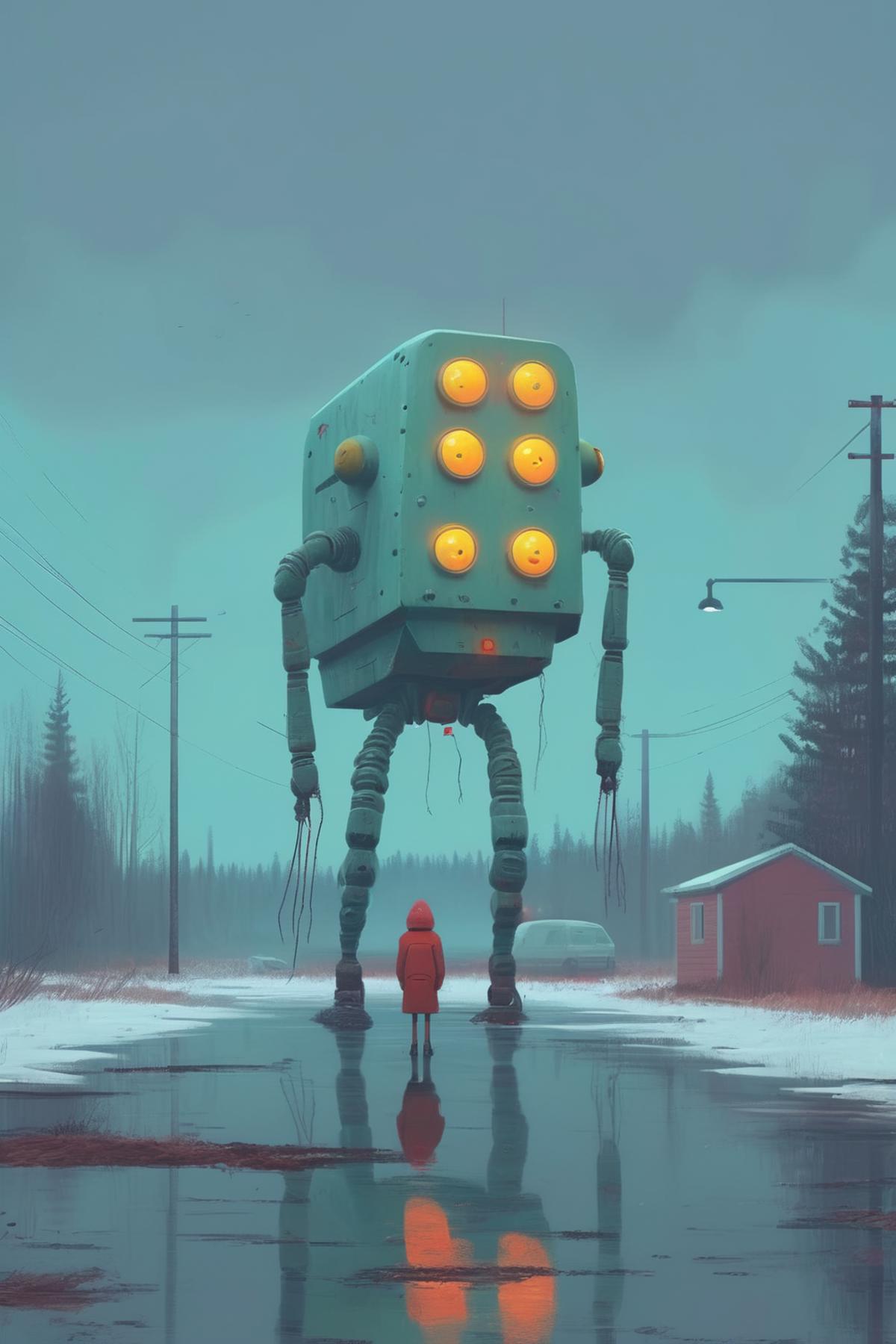 Simon Stålenhag Style image by Kappa_Neuro