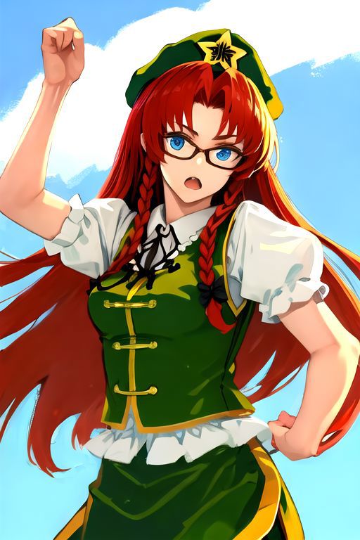 hong meiling (touhou) 红美玲 东方project image by TK31