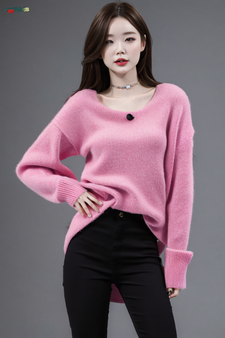 best quality, masterpiece, (photorealistic:1.4), 1girl, sweater, nsfw, Choker, <lora:KoreaG-01:1>