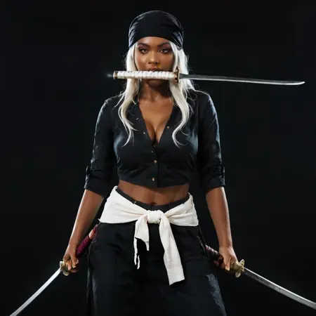 Weapon In Mouth/3 Swords Style | Shrekman Concepts Collection