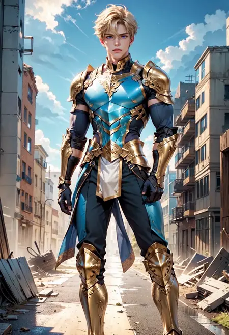 armored male (SD1.5)