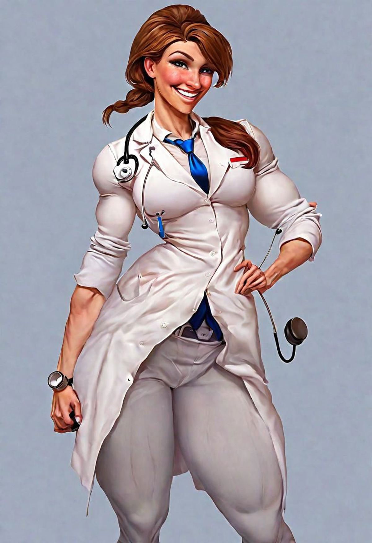 AI model image by femalemuscle