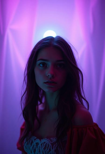 full body shot,the girl look into the camera,masterpiece, 4k, ray tracing, intricate details, highly detailed,
metaphysical style Analog photo (unique surreal surrealistic photography style)(perfect emotional lighting and photography)BREAK)(hard shadows soft glow)(sharp photo)((famous historical history historiography)))(scarlet sapphire purple blue maroon blacklight colors) great lighting, dreamlike, irrational, unexpected juxtapositions, highly detailed . surreal, eerie, uncanny, detailed). surreal, eerie, uncanny, detailed
cinematic light, dramatic light, shallow depth of field, vignette, highly detailed, high budget, bokeh, cinemascope, film grain, grainy
