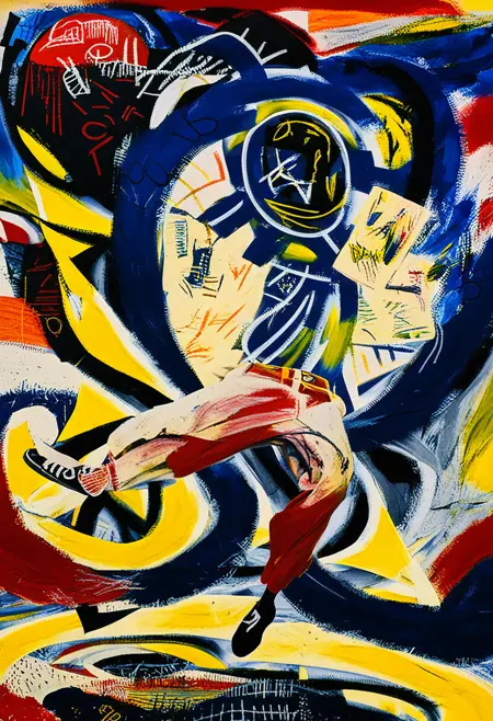 B-LORA Jean-Michel Basquiat Style