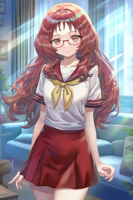 Ai Mie (The Girl I Like Forgot Her Glasses) | NAI v-pred / Illustrious / Pony / SD1.5 / FLUX