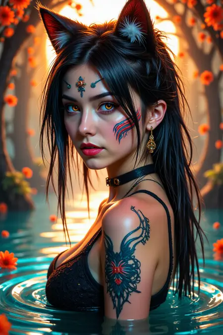 SYNIA | Anime-Realism Cyberpunk Female LoRA