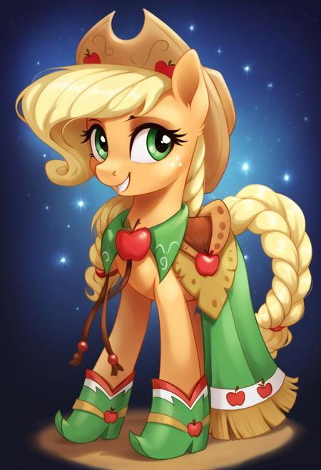 My Little Pony/MLP G4, Grand Galloping Gala is an annual royal ball, season 1,clothes  Mane 6 Gala  Applejack