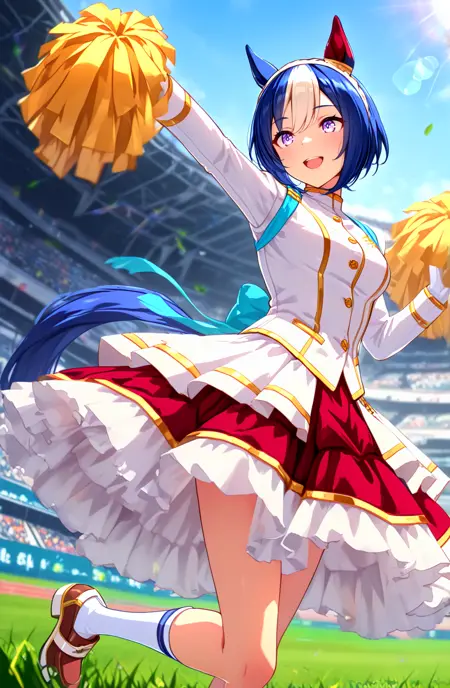 Noble White Cheer Attirel outfit(umamusume)_IL