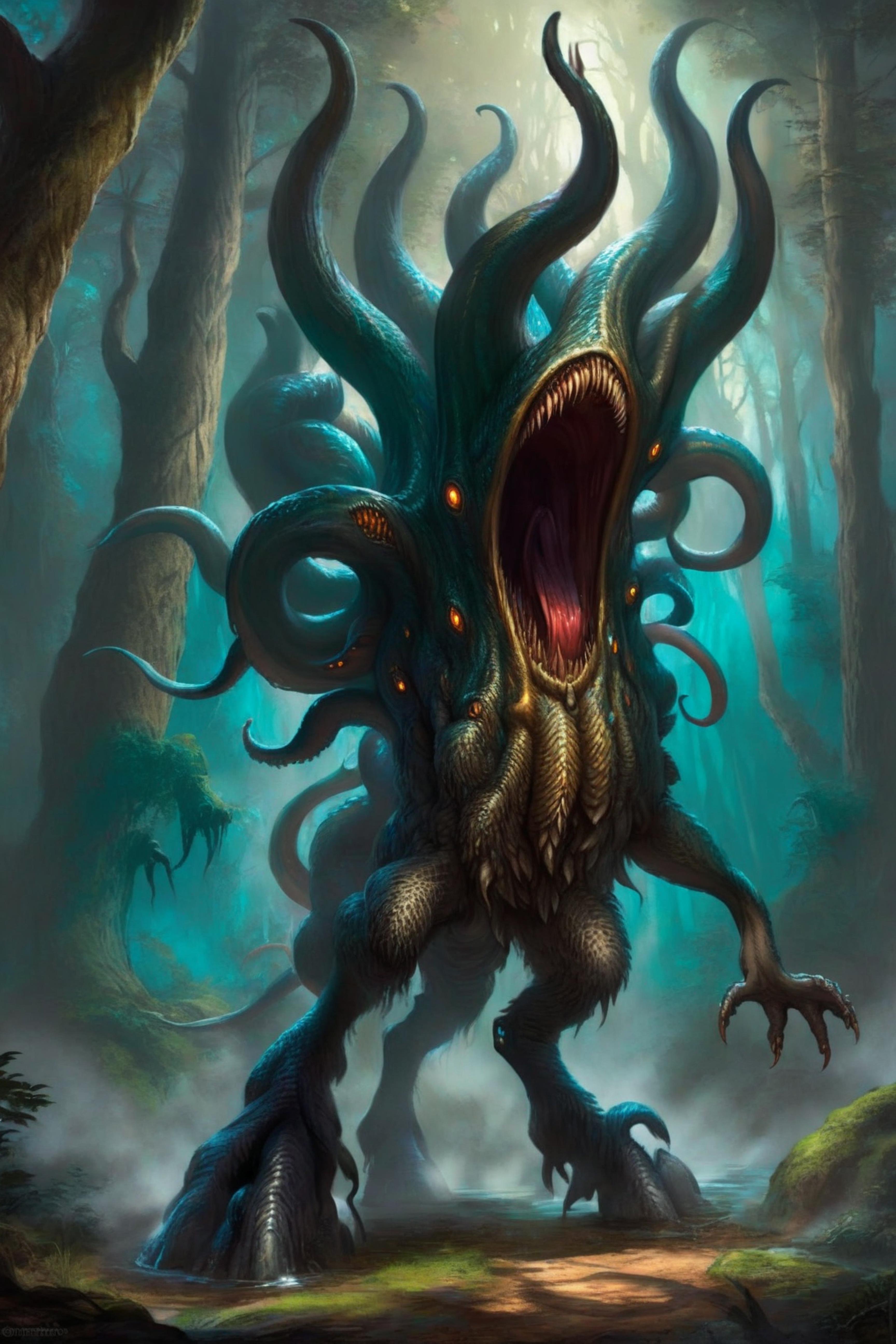 PAseer's Cthulhu Mythos SDXL Dark Young of Shub Niggurath image by Aseer