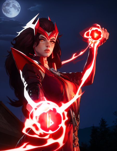 scarlet witch : marvel rivals - in game 3d style v1.0