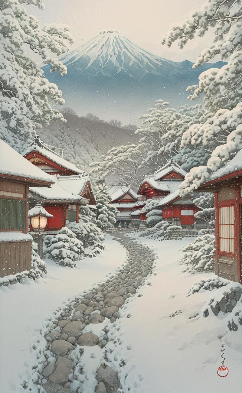 LEOSAM's [浮世絵/Ukiyo-e] 川瀬巴水 画风 Kawase Hasui Painting Style LoRA image by Redpriest9527