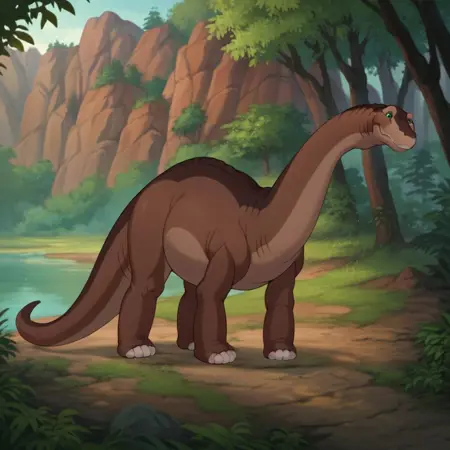 Bron land before time