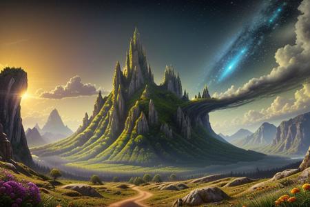 HD Photo:10 of (humans):200. 
Subdetail:50, 
 frontal view: 2, Rich details, Preserve detail, Good scene exposure:3, Style-GHL, Global light, harmonic colors, HD:50, high quality:50,
(The background is a landscape of misterious:100 extraterrestrial:20  (wonderful bright world)):0.5