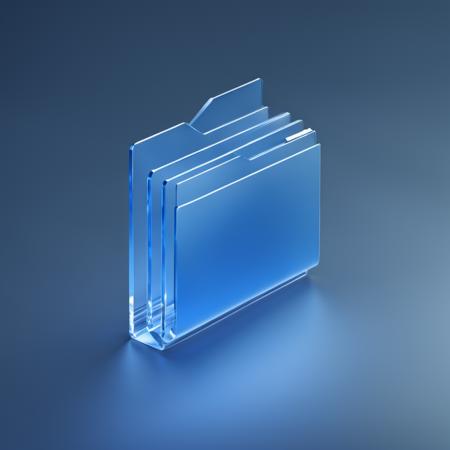 ((best quality, masterpiece)),newsafeiconv2, black safeicon, blender, octane render, C4D, icon, isometric, (folder:1.2),transparent glass texture, blue, frosted glass, transparent technology sense, studio_light, Exquisite details, stunning details, flowing blue light,  (black background:1.2), simple background,high contrast <lora:xl_more_art-full_v1:0.6> <lora:NewsafeiconV3.1:1>