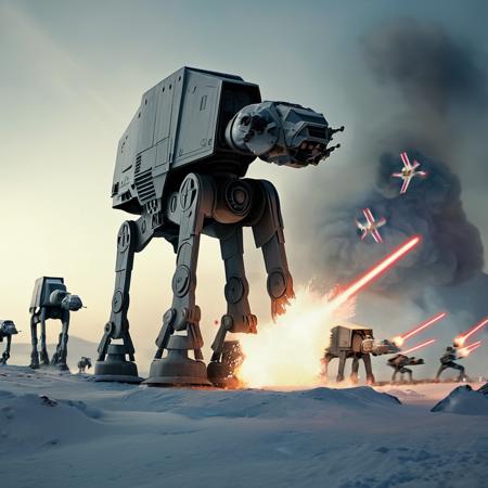 Star Wars Air, Land & Sea Vehicles XL (Choose from list) AT-AT Walker v1.0