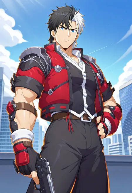 Reiji Arisu (Namco X Capcom/Project X Zone) [Illustrious]