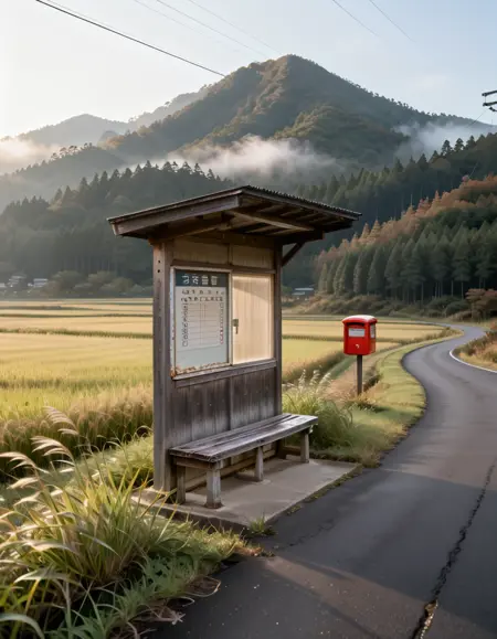 Japanese bus stop pony