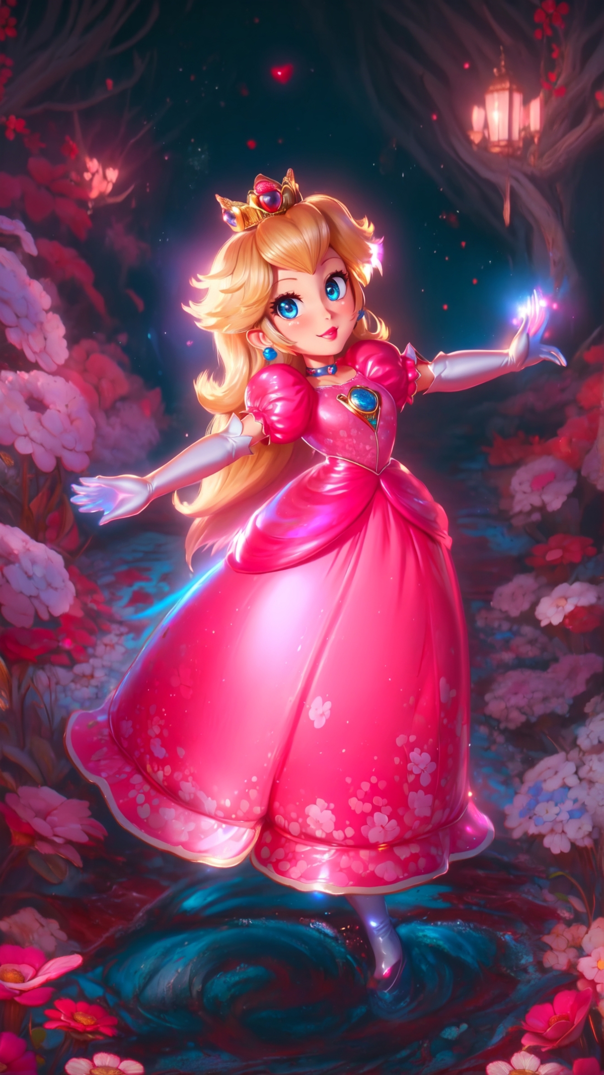 princess peach - The Super Mario Bros. Movie - movie like image by marusame