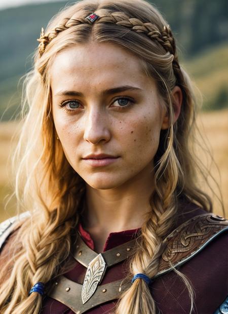 A stunning intricate full color portrait of (sks woman:1) as (viking warrior), (barbarian),  epic character composition, by ilya kuvshinov, alessio albi, nina masic, sharp focus, natural lighting, subsurface scattering, f2, 35mm, film grain, <lora:lora_allisonmack_v1_from_v1_160:1>