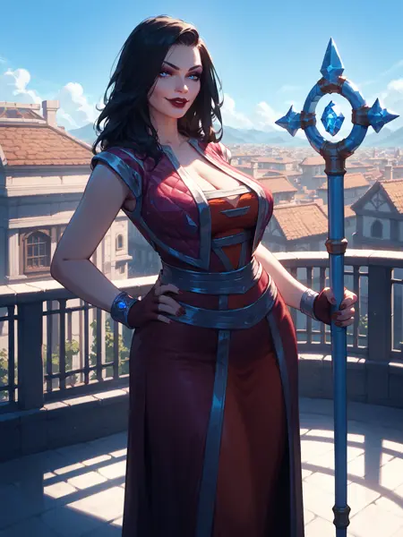 Onyxia - Lady Katrana Prestor (World of Warcraft) PonyXL / SD1.5