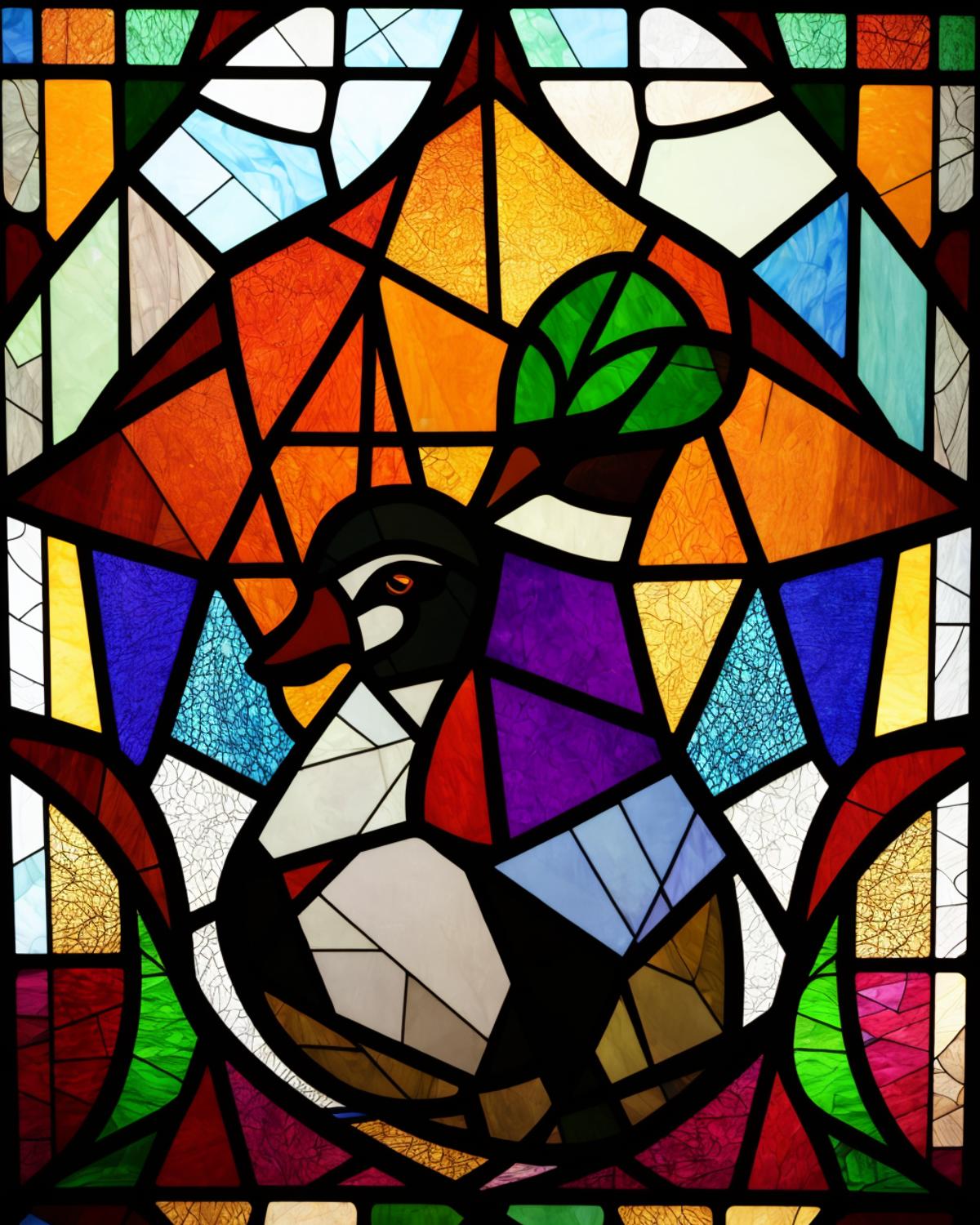 Stained glass image by oosayam