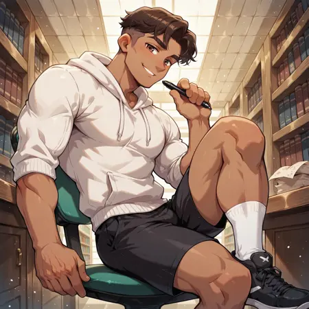 Cardinal of Sin's Cocky Campus Style (Illustrious)