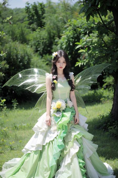 JAY - GREEN BUTTERFLY DRESS v1.0