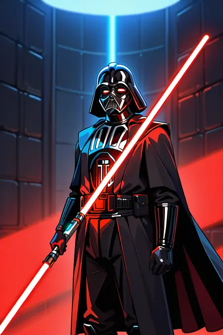 STARWARS Double_bladed_lightsaber illustrious