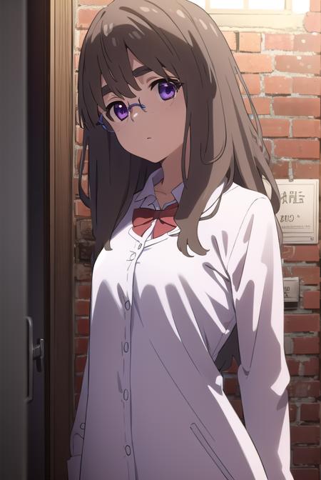 akaneaioi, <lora:akane aioi movie-lora-nochekaiser:1>,
akane aioi, long hair, brown hair, purple eyes, red eyes, glasses, thick eyebrows,
BREAK dress, white dress, cardigan, orange cardigan,
BREAK indoors,
BREAK looking at viewer, (cowboy shot:1.5),
BREAK <lyco:GoodHands-beta2:1>, (masterpiece:1.2), best quality, high resolution, unity 8k wallpaper, (illustration:0.8), (beautiful detailed eyes:1.6), extremely detailed face, perfect lighting, extremely detailed CG, (perfect hands, perfect anatomy),