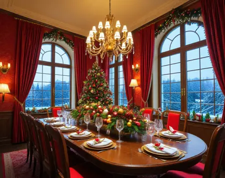 Christmas Dining Room (Architecture) (SDXL) (AD)
