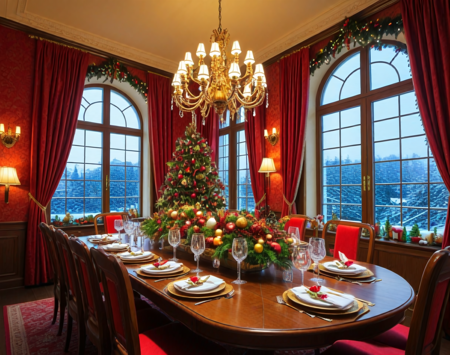 Christmas Dining Room (Architecture) (SDXL) (AD) v1.0