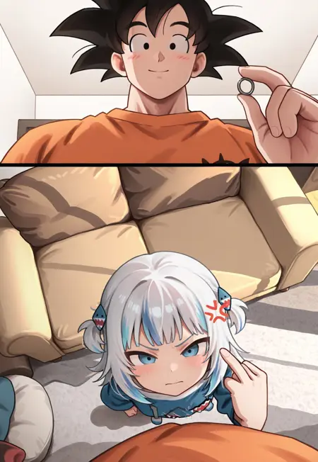 POV You're just a little hater (Ring Ver.) I Meme Comic Pose Concept I IllustriousXL and NoobAI