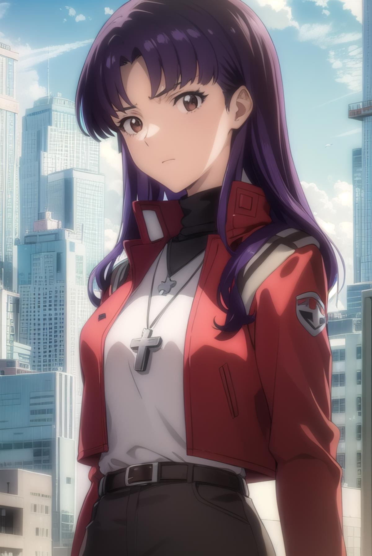 Misato Katsuragi (葛城 ミサト) - Neon Genesis Evangelion (新世紀エヴァンゲリオン) -  COMMISSION - rebuild anime | Stable Diffusion LyCORIS | Civitai