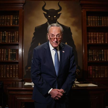 Cryin-Chuck-Schumer-Dev2Pro-Flux.1-Dev v1.0
