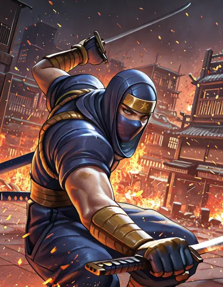 Ginzu The Ninja (Captain Commando)(Illustrious)