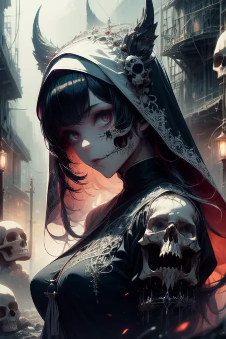 PixAI- Skull and Bones World Morph