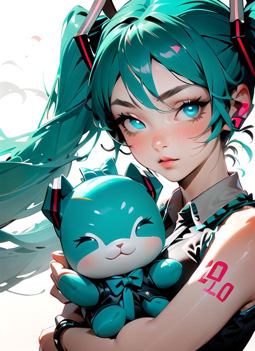 Hatsune Miku (with shiny eyes) image by Herrscher_AGGA2023