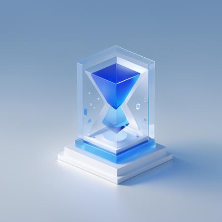 ((best quality, masterpiece)), blender, octane render, C4D, icon, (Base:1.8),(empty scene:1.4), transparent glass texture, blue, frosted glass, transparent technology sense, studio_light, (Exquisite details, stunning details:1.2), flowing blue light, isometric, (white background:1.2),high contrast,   <lora:NewsafeiconV2.1:1> <lora:xl_more_art-full_v1:0.6>