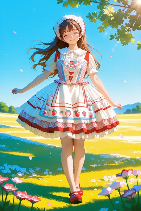 Strawberry_gothic_dress Illustrious