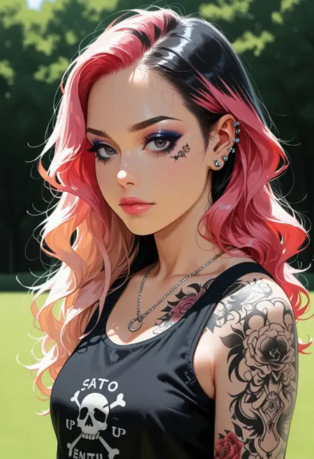 Pink Emo - PonyXL