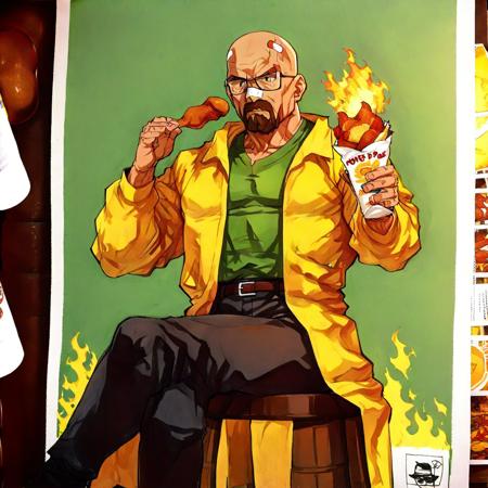 Walter White/heisenberg - character Illustrious