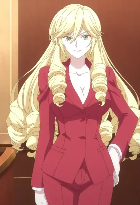 Scarlet Sherry Jamil (4 outfits) ~ Botsuraku Yotei no Kizoku dakedo, Hima Datta kara Mahou wo Kiwametemita | Illustrious