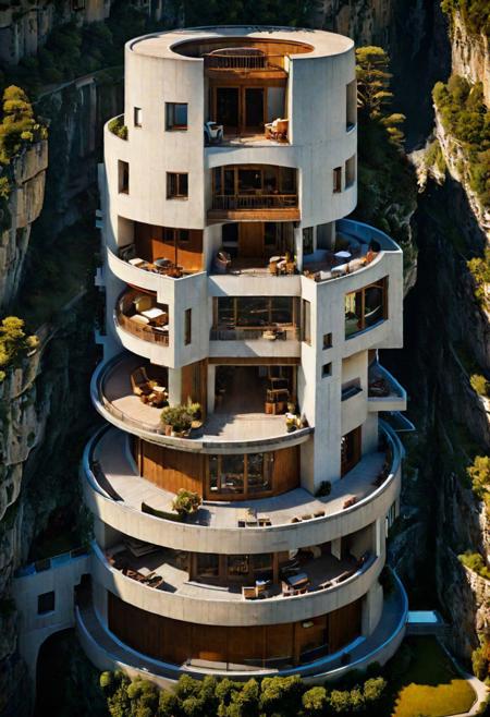 (A Cross-section of a building, sections view,:1.4), 
(on a rocky coast, half embedded in the cliff, small waterfall:1.2), 
(architectural masterpiece, inspired by Lebbeus Woods,  Jean Prouv, Neil Denari, Pierre Chareau:1.2), 
aerial view of an incredibly tall, enchanted renaissance tower made of white to grey limestone, surrounded by ominous woods, rock cliffs, dark fantasy, sunset, architecture, masterpiece, high detail, crisp focus, depth-of-field, (intricate details, masterpiece, best quality:1.4),  (avant-garde, future, reality, science fiction, photorealistic), (modern architecture:1.2), (Ultra Realistic, Photography, composition, Architecture Sales Photography, Ultra High Resolution, Cinematography, High Resolution Image:1.1), (dramatic lighting, direct sunlight, ray tracing, clear shadow:1.1), [:traffic|windows|railing|stair|balcony|terrace|crowd|Sidewalk|vehicle|trees|equipment| detailed signal_details:0.7], [:marble|granite|lbrick|tile|metal|concrete|glass|foliage_material texture:0.7], (real landscape:1.1), (blurred background:1.0), [buildings|BREAK|trees|BREAK|Crowd|buildings|BREAK|trees|BREAK|Crowd|buildings|BREAK|trees|BREAK|Crowd:0.7], (background, more_details:0.3)
great lighting, clear, xtower, industrialbuilding, extrusionbuilding