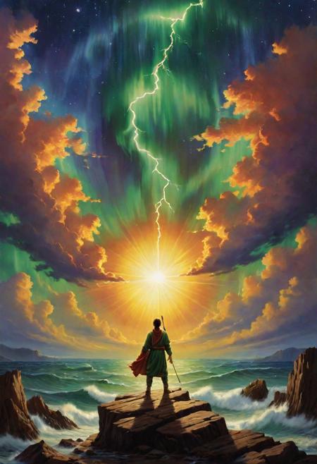 <lora:- SDXL - letitflrsh_let_it_flourish_V1.0:1>,letitflrsh,
Do not go gentle into that good night,
Old age should burn and rave at close of day;,
Rage,rage against the dying of the light.,
Though wise men at their end know dark is right,
Because their words had forked no lightning they,
Do not go gentle into that good night.,
Good men,the last wave by,crying how bright,
Their frail deeds might have danced in a green bay,
Rage,rage against the dying of the light.,
Wild men who caught and sang the sun in flight,
And learn,too late,they grieved it on its way,
Do not go gentle into that good night.,
Grave men,near death,who see with blinding sight,
Blind eyes could blaze like meteors and be gay,
Rage,rage against the dying of the light.,
And you,my father,there on the sad height,
Curse,bless,me now with your fierce tears,I pray.,
Do not go gentle into that good night.,
Rage,rage against the dying of the light.,