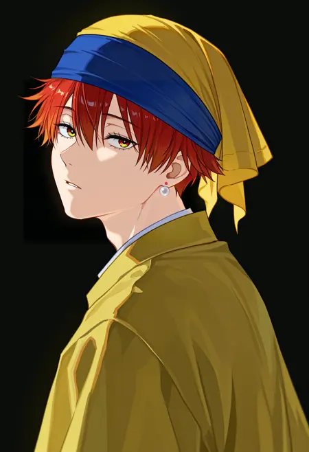 Girl With a Pearl Earing - Art Parody