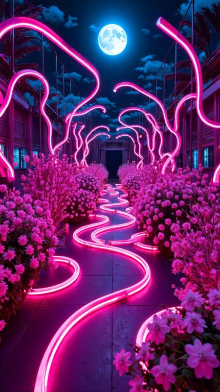 Neon Environments Flux v1.0